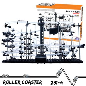 2600cm Rail Level 4  Roller Coaster Night Luminous Model Building Kits