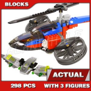 Custom Superheroes MOC Spider-Helicopter Rescue 10240 Building Kit