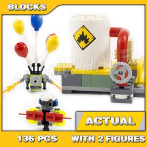 Custom Superheroes MOC The Joker Balloon Escape 10626 Building Kit