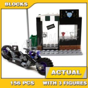Custom Superheroes MOC Catwoman Catcycle Chase 10627 Building Kit