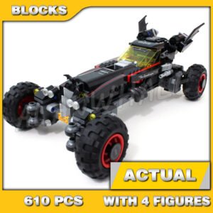 Custom Superheroes MOC The Batmobile 10634 Building Kit