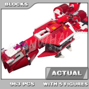 Custom Starwars MOC Republic Cruiser 05070 Building Kit