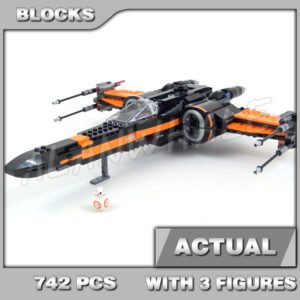 Custom Starwars MOC Poe's X-wing Fighter 10466 Building Kit