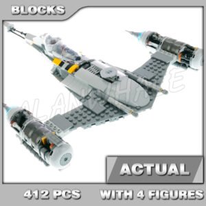 Custom Starwars MOC The Mandalorian's N-1 Starfighter 65004 Building Kit