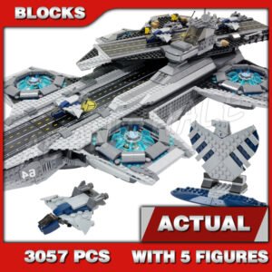 Custom Superheroes MOC The SHIELD Helicarrier 07043 Building Kit