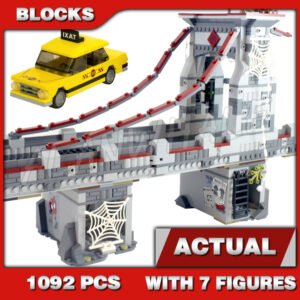 Custom Superheroes MOC Web Warriors Ultimate Bridge Battle 07038 Building Kit
