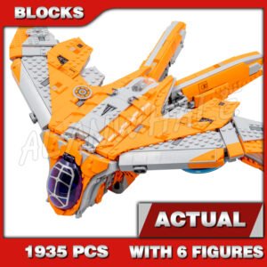 Custom Superheroes MOC The Guardians' Ship 60092 Building Kit