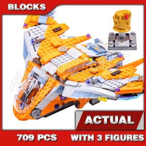 Custom Superheroes MOC Thanos: Ultimate Battle 10839 Building Kit