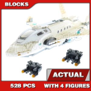 Custom Superheroes MOC Stark Jet and Drone Attack 11315 Building Kit