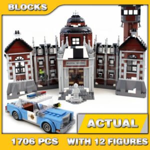 Custom Superheroes MOC Arkham Asylum 10741 Building Kit