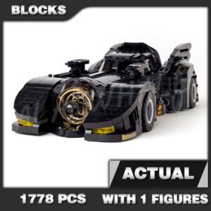 Custom Superheroes MOC The Ultimate Batmobile 7144 Building Kit