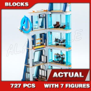 Custom Superheroes MOC Avengers Tower Battle 11564 Building Kit