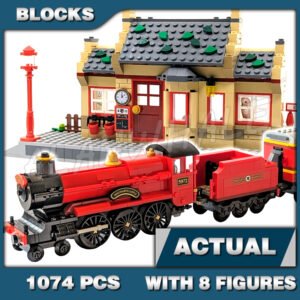 Custom Wizarding World MOC Express & Hogsmeade Station 7900 Building Kit