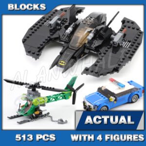 Custom Superheroes MOC Batwing and The Riddler Heist 11352 Building Kit