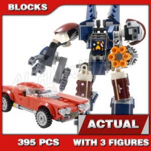 Custom Superheroes MOC Iron Man: Detroit Steel Strikes 10674 Building Kit