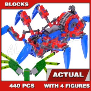 Custom Superheroes MOC Spider-Man's Spider Crawler 11187 Building Kit