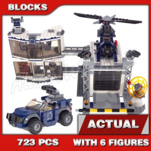Custom Superheroes MOC Avengers Compound Battle 11262 Building Kit