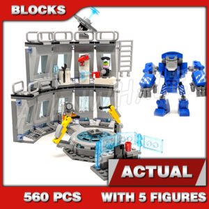 Custom Superheroes MOC Iron Man Hall of Armour 11260 Building Kit