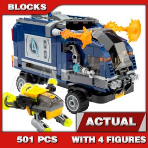 Custom Superheroes MOC Avengers Truck Take-down 11506 Building Kit