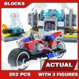 Custom Superheroes MOC Spider-Man Bike Rescue 11186 Building Kit