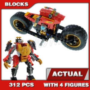 Custom Ninja MOC Kai's Mech Rider EVO 7200 Building Kit