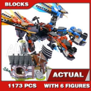 Custom Ninja MOC Dragon's Forge 10584 Building Kit