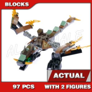 Custom Ninja MOC Cole's Dragon 10447 Building Kit