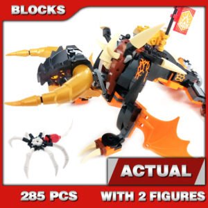 Custom Ninja MOC Cole's Earth Dragon EVO 68782 Building Kit