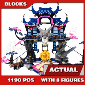 Custom Ninja MOC Wolf Mask Shadow Dojo 35665 Building Kit