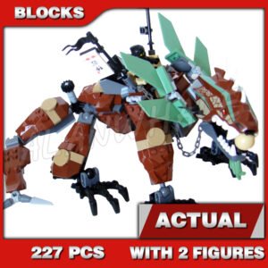 Custom Ninja MOC Earth Dragon Defense 2509 Building Kit