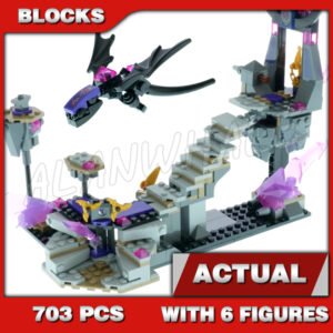 Custom Ninja MOC The Crystal King Temple 7011 Building Kit