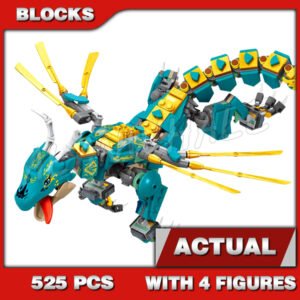 Custom Ninja MOC Jungle Dragon 60038 Building Kit