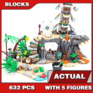 Custom Ninja MOC The Keepers' Village 60039 Building Kit