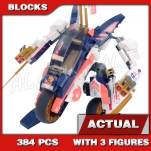 Custom Ninja MOC Sora's Transforming Mech Bike Racer 1792 Building Kit