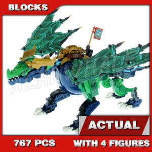 Custom Ninja MOC Lloyd's Legendary Dragon 82204 Building Kit