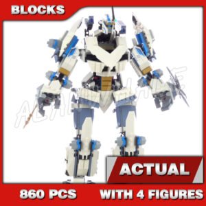 Custom Ninja MOC Zane's Titan Mech Battle 11660 Building Kit