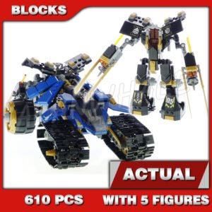 Custom Ninja MOC Thunder Raider 11493 Building Kit