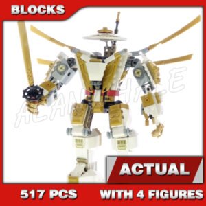 Custom Ninja MOC Golden Mech 11492 Building Kit