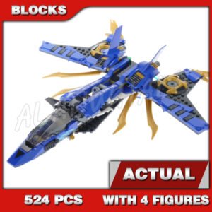 Custom Ninja MOC Jay's Storm Fighter 11162 Building Kit