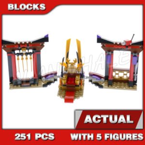 Custom Ninja MOC Hunted:Throne Room Showdown 10935 Building Kit