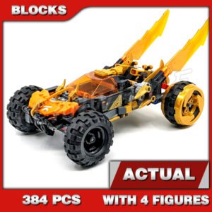 Custom Ninja MOC Cole's Dragon Cruiser 60014 Building Kit