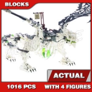 Custom Ninja MOC Skull Sorcerer's Dragon 11556 Building Kit